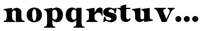 Bravellion Extra Black Font LOWERCASE