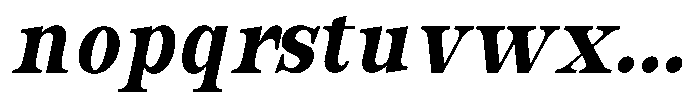 Bravellion Extra Bold Extra Condensed Italic Font LOWERCASE