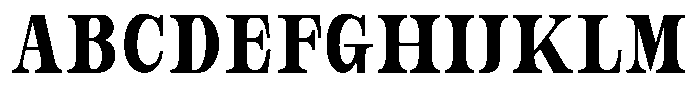 Bravellion Extra Bold Extra Condensed Font UPPERCASE