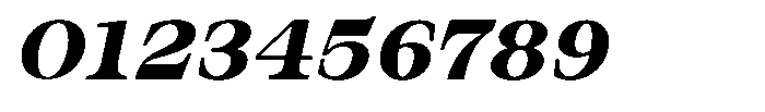 Bravellion Extra Bold Extra Exp Italic Font OTHER CHARS