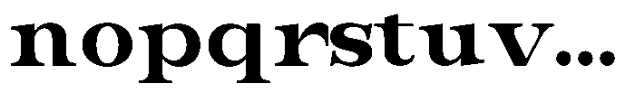 Bravellion Extra Bold Extra Expanded Font LOWERCASE
