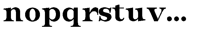 Bravellion Extra Bold Semi Expanded Font LOWERCASE