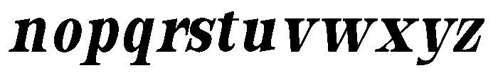 Bravellion Extra Bold Ult Condensed Italic Font LOWERCASE