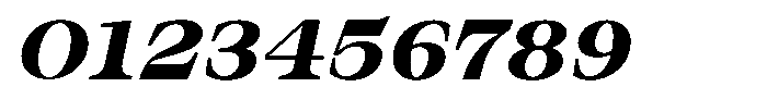 Bravellion Extra Bold Ult Exp Italic Font OTHER CHARS