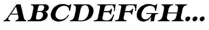 Bravellion Extra Bold Ult Exp Italic Font UPPERCASE
