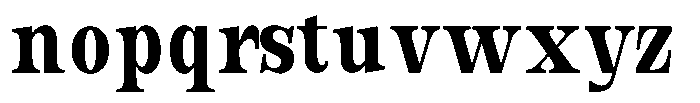 Bravellion Extra Bold Ultra Condensed Font LOWERCASE