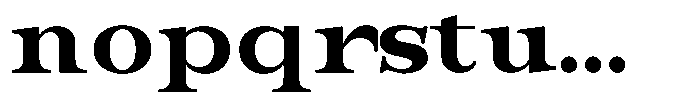 Bravellion Extra Bold Ultra Expanded Font LOWERCASE
