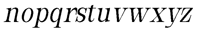 Bravellion Extra Condensed Italic Font LOWERCASE