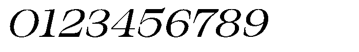 Bravellion Extra Expanded Italic Font OTHER CHARS