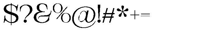 Bravellion Extra Expanded Font OTHER CHARS