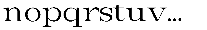 Bravellion Extra Expanded Font LOWERCASE
