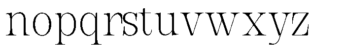 Bravellion Extra Light Condensed Font LOWERCASE