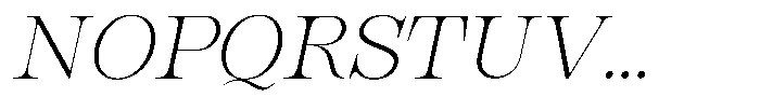 Bravellion Extra Light Expanded Italic Font UPPERCASE
