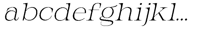 Bravellion Extra Light Expanded Italic FONT