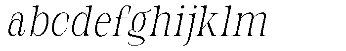 Bravellion Extra Light Extra Condensed Italic FONT