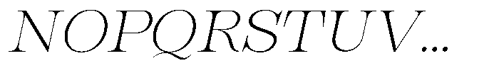 Bravellion Extra Light Extra Exp Italic Font UPPERCASE