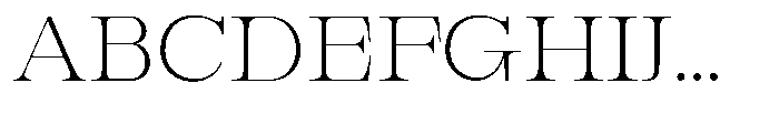 Bravellion Extra Light Extra Expanded Font UPPERCASE