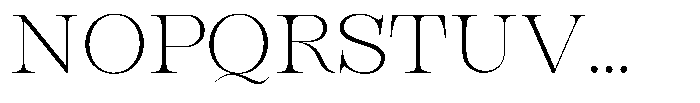Bravellion Extra Light Extra Expanded Font UPPERCASE