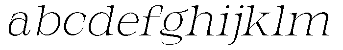 Bravellion Extra Light Sem Exp Italic FONT