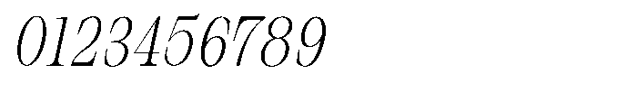 Bravellion Extra Light Ult Condensed Italic Font OTHER CHARS