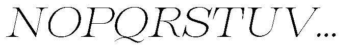 Bravellion Extra Light Ult Exp Italic Font UPPERCASE