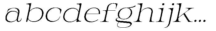 Bravellion Extra Light Ult Exp Italic FONT
