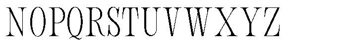 Bravellion Extra Light Ultra Condensed Font UPPERCASE