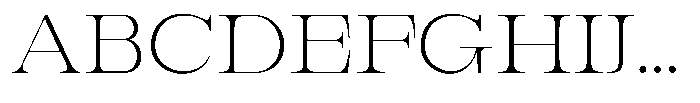 Bravellion Extra Light Ultra Expanded Font UPPERCASE