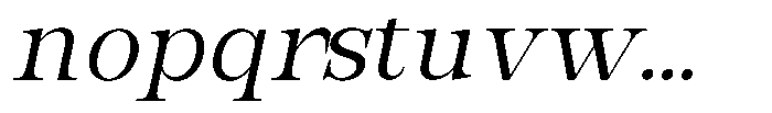 Bravellion Italic Font LOWERCASE