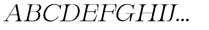 Bravellion Light Expanded Italic Font UPPERCASE