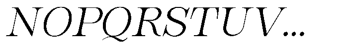 Bravellion Light Expanded Italic Font UPPERCASE