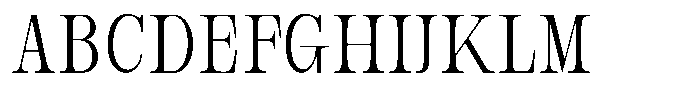 Bravellion Light Extra Condensed Font UPPERCASE