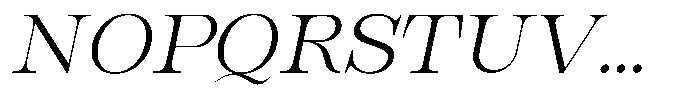 Bravellion Light Extra Expanded Italic Font UPPERCASE