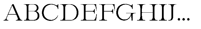 Bravellion Light Extra Expanded Font UPPERCASE