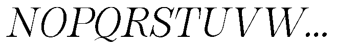 Bravellion Light Italic Font UPPERCASE