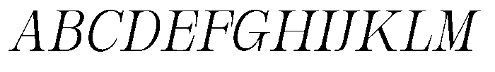 Bravellion Light Semi Condensed Italic Font UPPERCASE