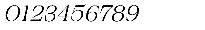 Bravellion Light Semi Expanded Italic Font OTHER CHARS