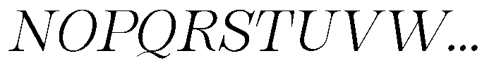 Bravellion Light Semi Expanded Italic Font UPPERCASE
