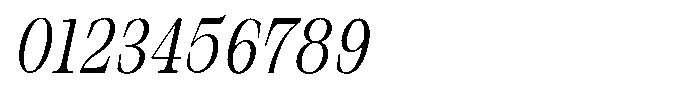 Bravellion Light Ultra Condensed Italic Font OTHER CHARS