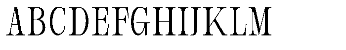 Bravellion Light Ultra Condensed Font UPPERCASE