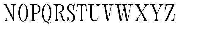 Bravellion Light Ultra Condensed Font UPPERCASE