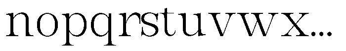 Bravellion Light Font LOWERCASE
