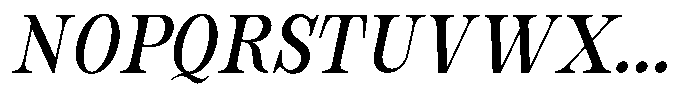 Bravellion Medium Condensed Italic Font UPPERCASE