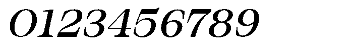 Bravellion Medium Expanded Italic Font OTHER CHARS