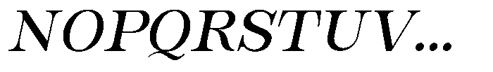 Bravellion Medium Expanded Italic Font UPPERCASE