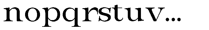 Bravellion Medium Expanded Font LOWERCASE