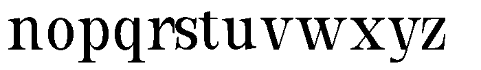 Bravellion Medium Extra Condensed Font LOWERCASE