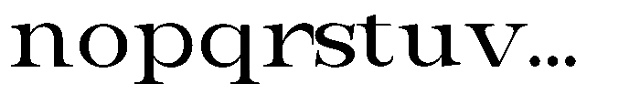 Bravellion Medium Extra Expanded Font LOWERCASE