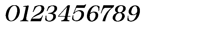 Bravellion Medium Italic Font OTHER CHARS