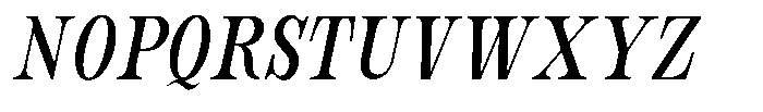 Bravellion Medium Ultra Condensed Italic Font UPPERCASE